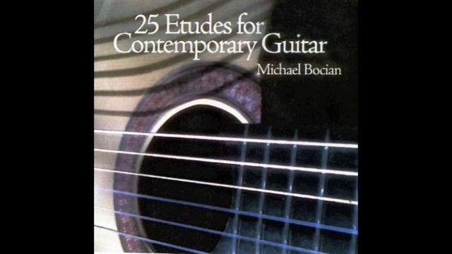 Michael Bocian w/ Therezia Gaal " Etude #4 Aria " 25 Etudes For Contemporary Guitar смотреть онлайн