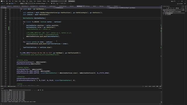Batching in OpenGL смотреть онлайн