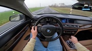 BMW 7 Series F02 760Li 6.0 V12 BiTurbo | 0-250 ACCELERATION SOUND & Passenger POV by AutoTopNL