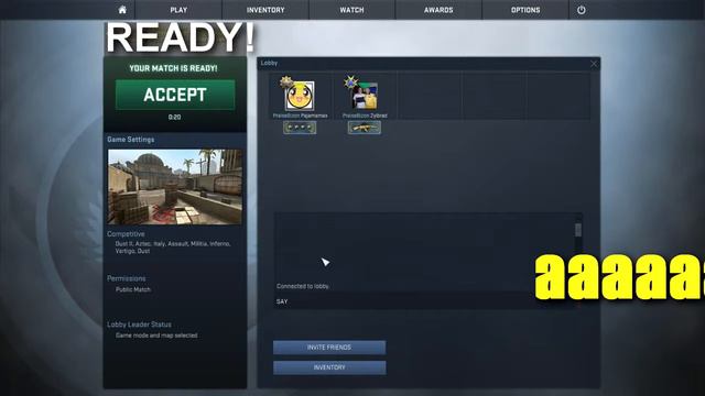 CSGO Когда долго искали игру с другом