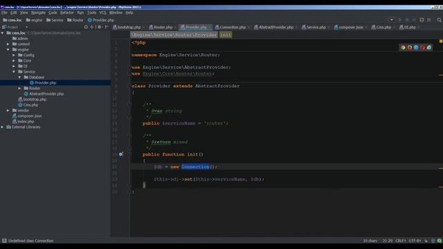 Создание CMS на php - 5 урок (Router, Service ч. 1) смотреть онлайн