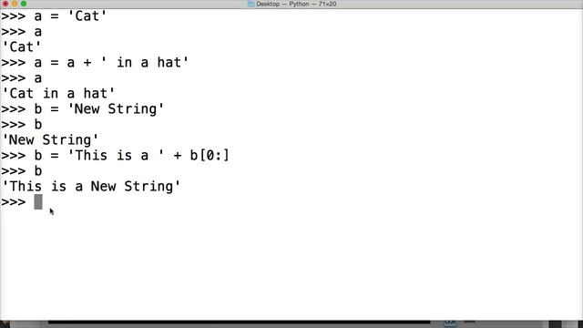 Changing Strings In Python смотреть онлайн