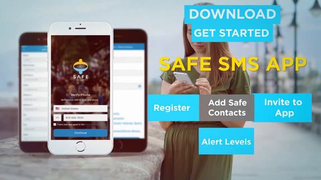 SAFE SMS APP LET YOUR LOVED ONES AND FRIENDS KNOW YOUR OK смотреть онлайн