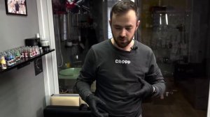 Сбор рабочего места мастера. Подготовка к сеансу тату. [Tattoo training]