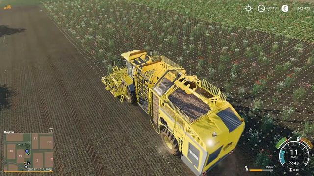 Farming simulator 19 Собираем сахарную свеклу!!! смотреть онлайн