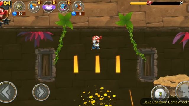 Level 2-5. Прохождение игры Super Jungle Jump на Android смотреть онлайн