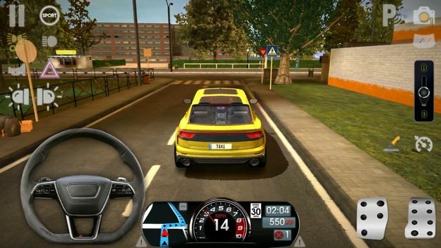 Симулятор вождения Audi Q7 на городской дороге - Driving School Sim Android Gameplay #7 смотреть онлайн