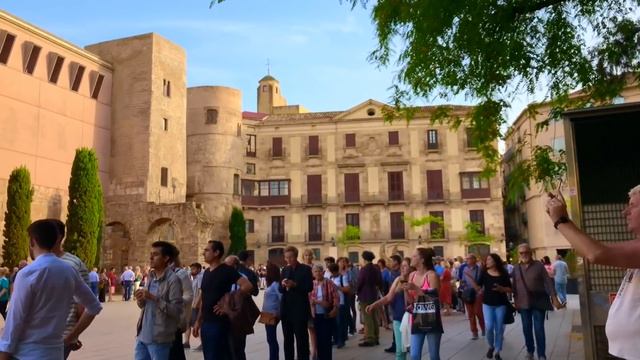 Barcelona Gothic Quarter Walking Tour 2018 HD смотреть онлайн