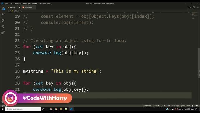 For.. of Loop vs For.. in Loop (When to use which?) | JavaScript Tutorial In Hindi #56 смотреть онлайн