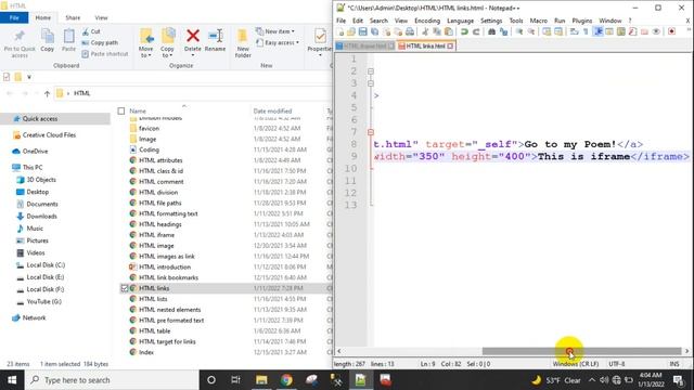 ክፍል 20 | HTML iframe | በአማርኛ ቋንቋ የተዘጋጀ смотреть онлайн