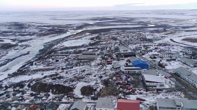 Чокурдах с высоты птичьего полета смотреть онлайн