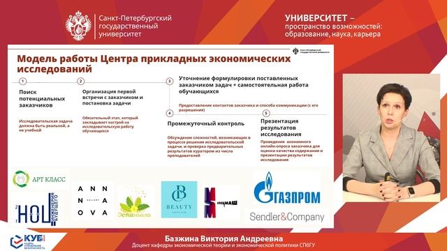 Центр прикладных экономических исследований студенты бизнесу (КУБ 2022)