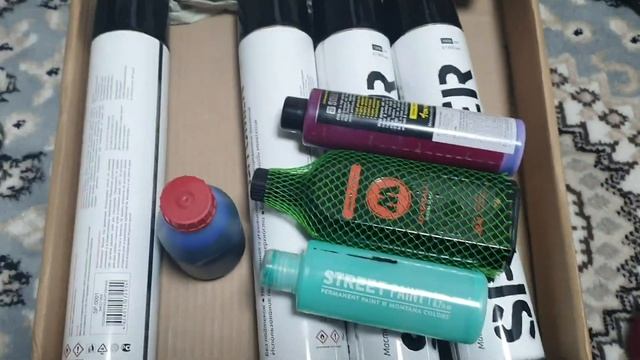 ОБЗОР ПОСЫЛКИ ОТ GRAFFITI MARKET МНОГО МАСТИКИ