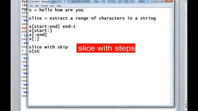 Slicing A String In Python | Slice In Python | Slice with Skip in Python | String Slicing in Python смотреть онлайн