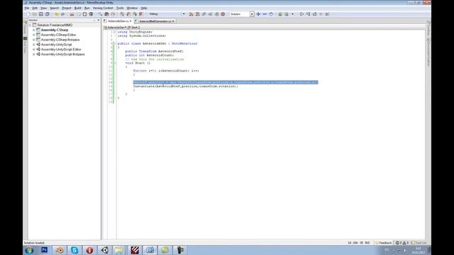 Unity урок, LOD, астеройды