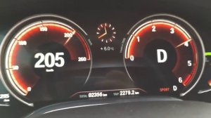 Разгон BMW 730d 2015 0-100 0-240 разгон бмв 7 серии