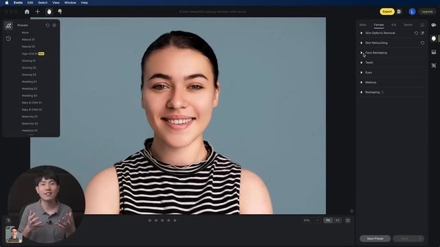 【修圖黑科技】AI人像修圖軟體來了！形象照、證件照、婚紗照通通輕鬆搞定 | Evoto AI смотреть онлайн