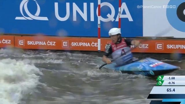 Stefanie Horn Italy Semi-final / 2023 ICF Canoe-Kayak Slalom World Cup Prague Czech Republic смотреть онлайн
