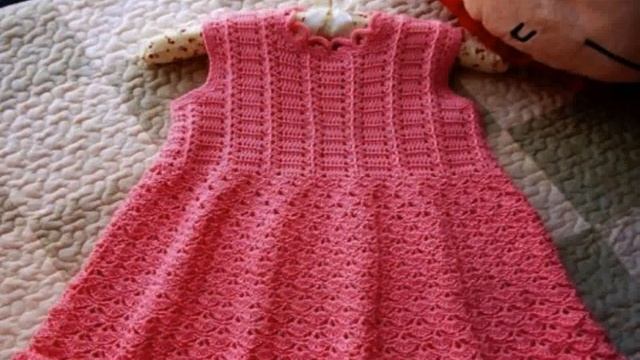 платье для крещения девочки своими руками крючком смотреть онлайн
