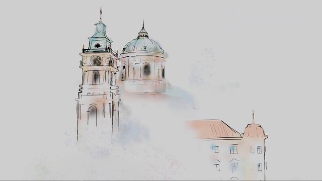 Misty Prague with Blender & Grease Pencil. Music “Once Upon A December” смотреть онлайн