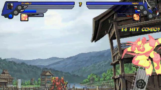 Mugen - Diablo & Dragon Claw VS Nero & Cyber-woo смотреть онлайн