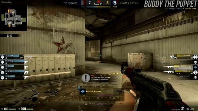 ScreaM 35 kills / 77% HS / ACE - best of pro game ENVYUS vs G2 - CS:GO Highlights смотреть онлайн