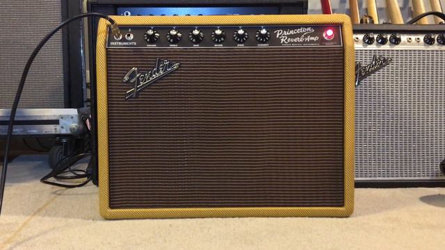 Fender '65 Princeton Reverb 15-watt 1x12" Tube Combo Amp - Lacquered Tweed #guitar #guitaramp смотреть онлайн