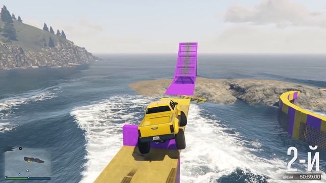 ТАКУЮ ДИЧЬ, ВЫ ТОЧНО НЕ ПРОХОДИЛИ! ГОНКИ НА МАШИНАХ В GTA 5 ONLINE смотреть онлайн