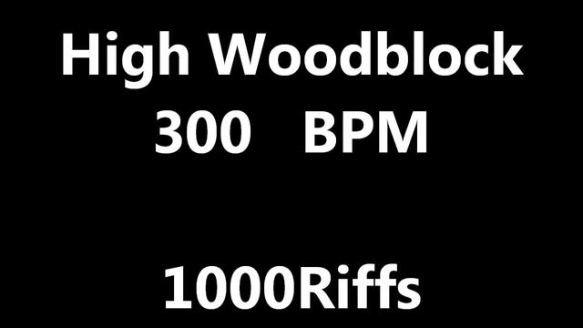 High Woodblock Metronome : 300 BPM - Beats Per Minute смотреть онлайн