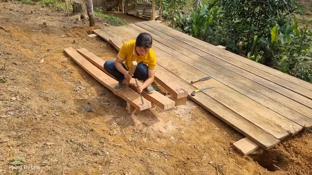 Start Build Pig House Preparing To Welcome Pigs To The Farm -Phùng Thị Chài - P1