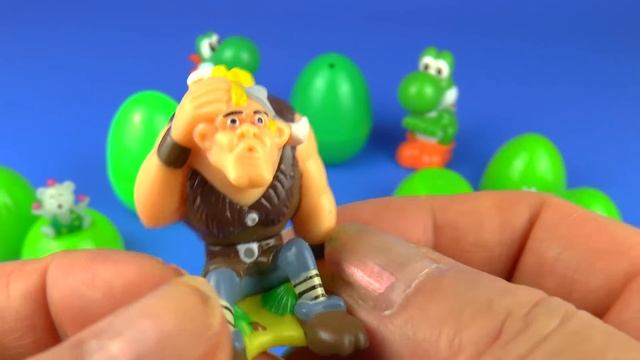 Киндер Тойз Игрушки Сюрприз Color Green Surprise Toys Egg Kids Video смотреть онлайн