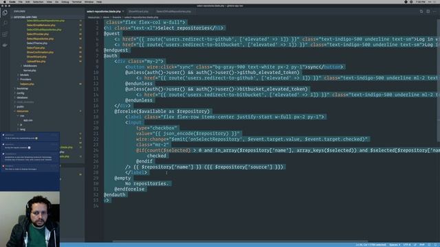 Another day of Gitstore 2 dev, with Livewire and Tailwind. смотреть онлайн