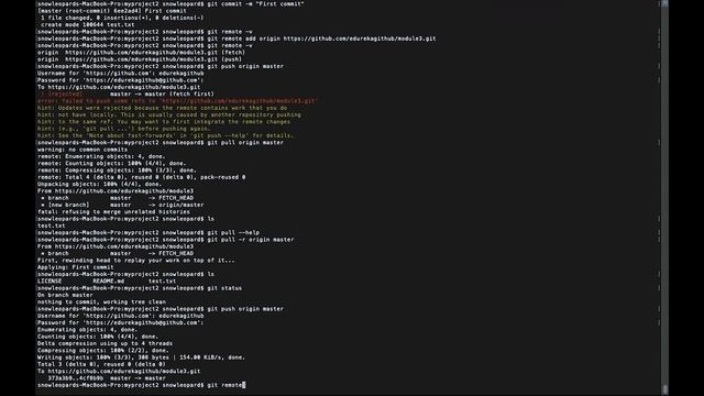 GIT Tutorial | Remote Repositories | Module 3 #GIT #GITHUB смотреть онлайн