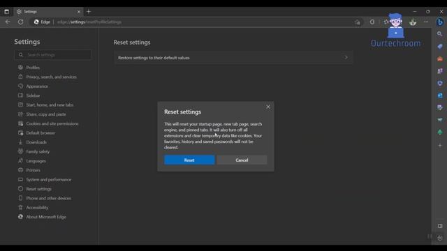 Resetting Microsoft Edge To Default Settings | Step-by-Step Guide