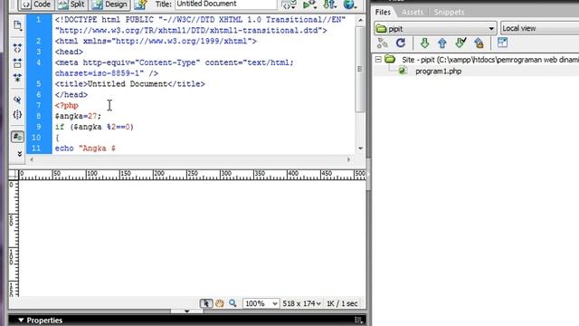 Membuat program IF … ELSE pada PHP смотреть онлайн