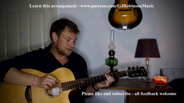 Angels - Solo acoustic - Robbie Williams fingerstyle guitar cover - PDF tabs available смотреть онлайн