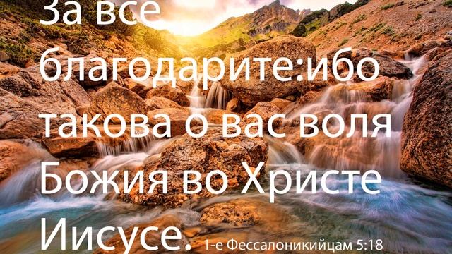Стихотворение "За всё благодарите" смотреть онлайн