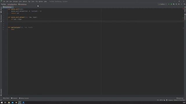 Быстрая сортировка. Quick sort. Python смотреть онлайн