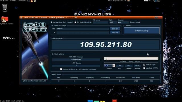 Anonymous OC или что такое DDoS атака смотреть онлайн