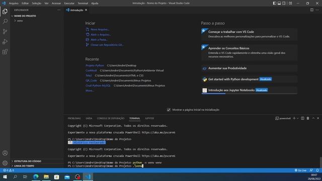 Como Criar um Ambiente Virtual em Python com VS Code смотреть онлайн