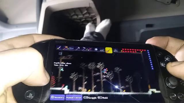 Ps vita terraria Skymap finding Santa 🎅 on floating island смотреть онлайн