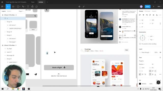 Mobile App Design UI UX : Proses Design Travel App dengan Figma смотреть онлайн