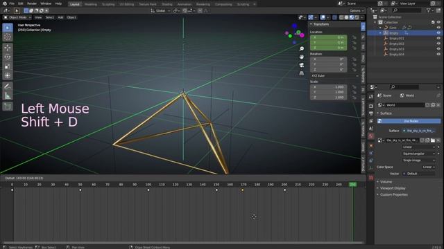 Blender Tutorial - How to Make Seamless Loop Animation for the Hyper Tetrahedron - English Subtitle смотреть онлайн