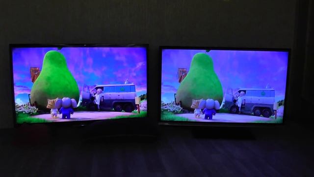 Сравнение картинки бюджетных ЖКИ Sony и Thomson перезалив смотреть онлайн
