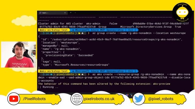 How to disable the local admin account in Azure Kubernetes Service (AKS) смотреть онлайн