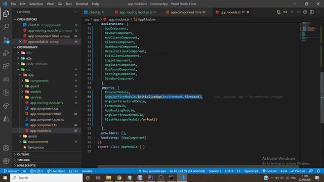 CUSTOMER MANAGEMENT APPLICATION ANGULAR + FIREBASE + SOURCE CODE ? смотреть онлайн