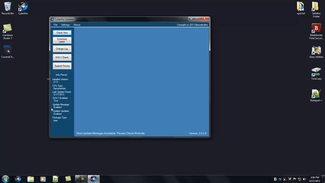 New Cyberfox Update Manager смотреть онлайн