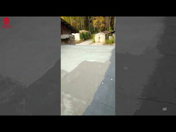 Чем закрыть протекающий рубероид? Нанесение 2х компонентной гидроизоляции ARENA PolyElast Plus 2K