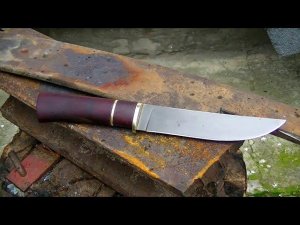 ИЗГОТОВЛЕНИЕ ПРОСТОГО НОЖА ИЗ РЕССОРЫ