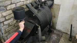 Отопление мастерской. Булерьян на отработке